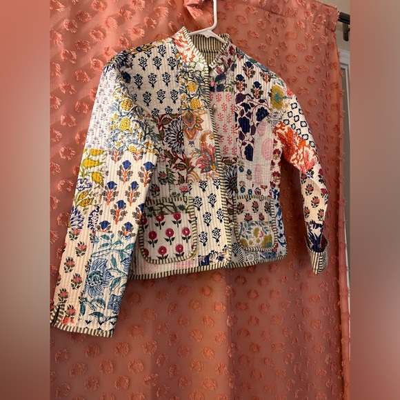 Jackets & Blazers - Small, handmade, quilted, reversible jacket.